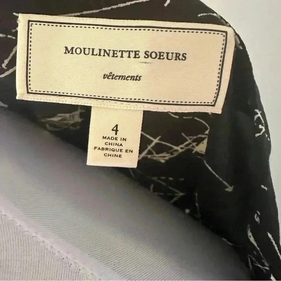 Anthropologie Moulinette Soeurs Silk Origami Dress size 4 - Picture 6 of 9